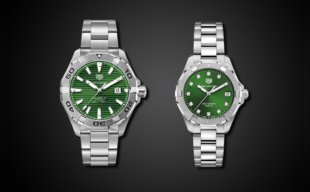 TAG Heuer добавил изумрудно-зеленые циферблаты к коллекции Aquaracer