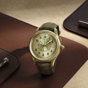 Montblanc 1858 Split Second Chronograph в корпусе Lime Gold