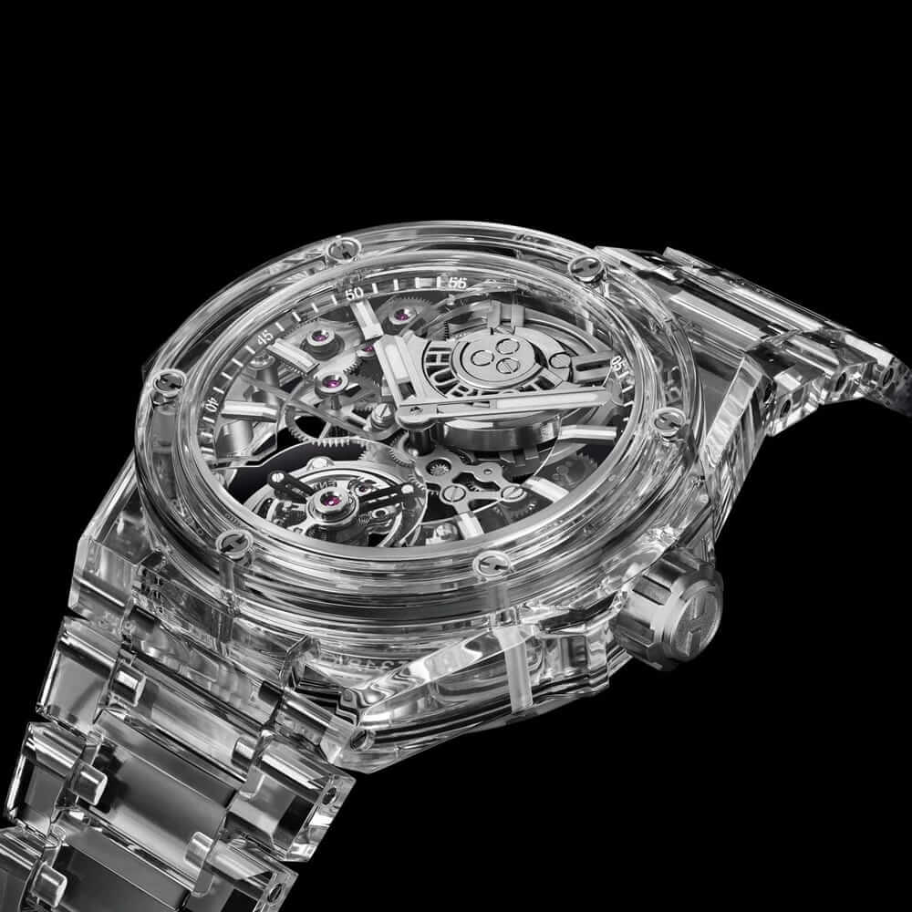 Hublot представила новую модель часов Big Bang Integral Tourbillon Full Sapphire